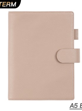 Moterm A5尺寸定页手帐封皮Elite系列荔枝纹真皮本Hobonichi书衣