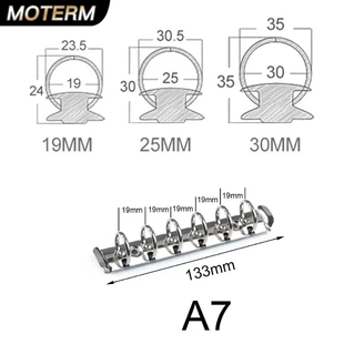Pocket(A7)尺寸金属活页夹 活页手帐替换环