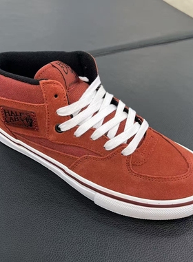 VANS范斯Half Cab橘红色男女低帮休闲鞋职业滑板鞋VN0A5FCDYW9