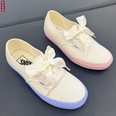 VANSAUTHENTIC低帮粉色女鞋