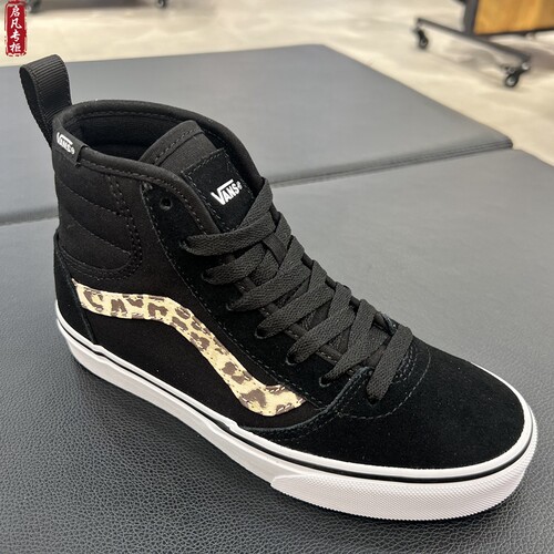 VANSAshwoodHi黑白高帮豹纹