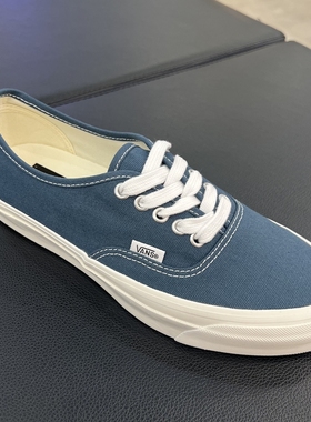 VANS Premium LX Authentic 44蓝色男女休闲帆布板鞋VN000D9N12S