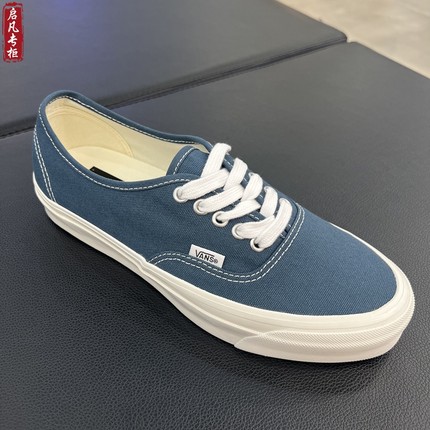 VANS Premium LX Authentic 44蓝色男女休闲帆布板鞋VN000D9N12S