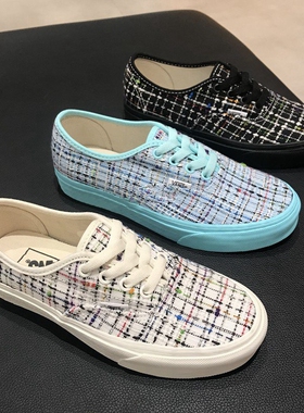 启凡VANS范斯Authentic小香风编织男女鞋休闲板鞋VN0A5KS96SW/6SV