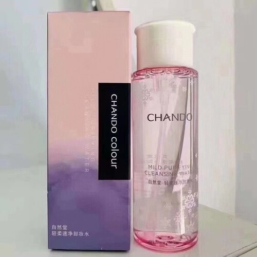 温和清爽卸妆水自然堂脸部