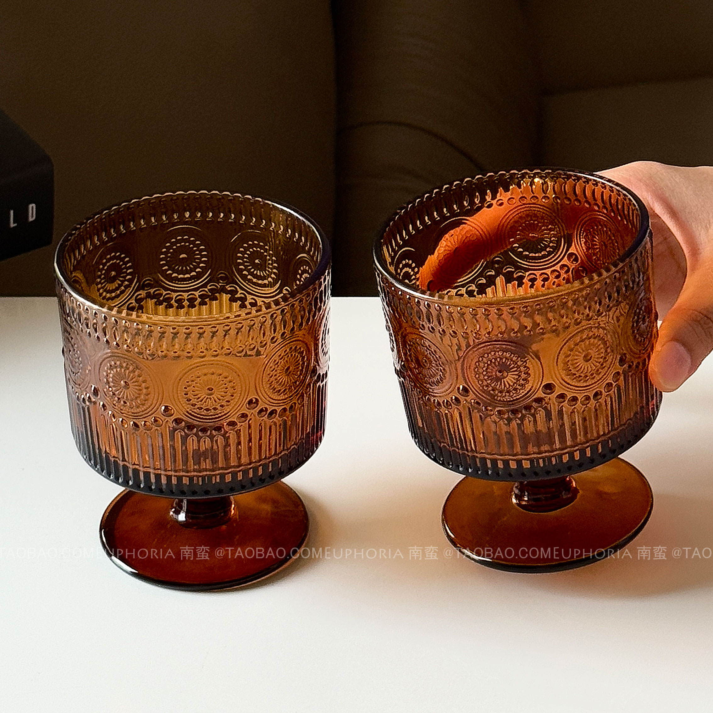 高颜值冰美式咖啡饮料杯微醺酒杯