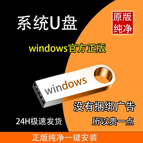 一键安装win10专业64位电脑重装系统u盘原版纯净windows11pe启动U