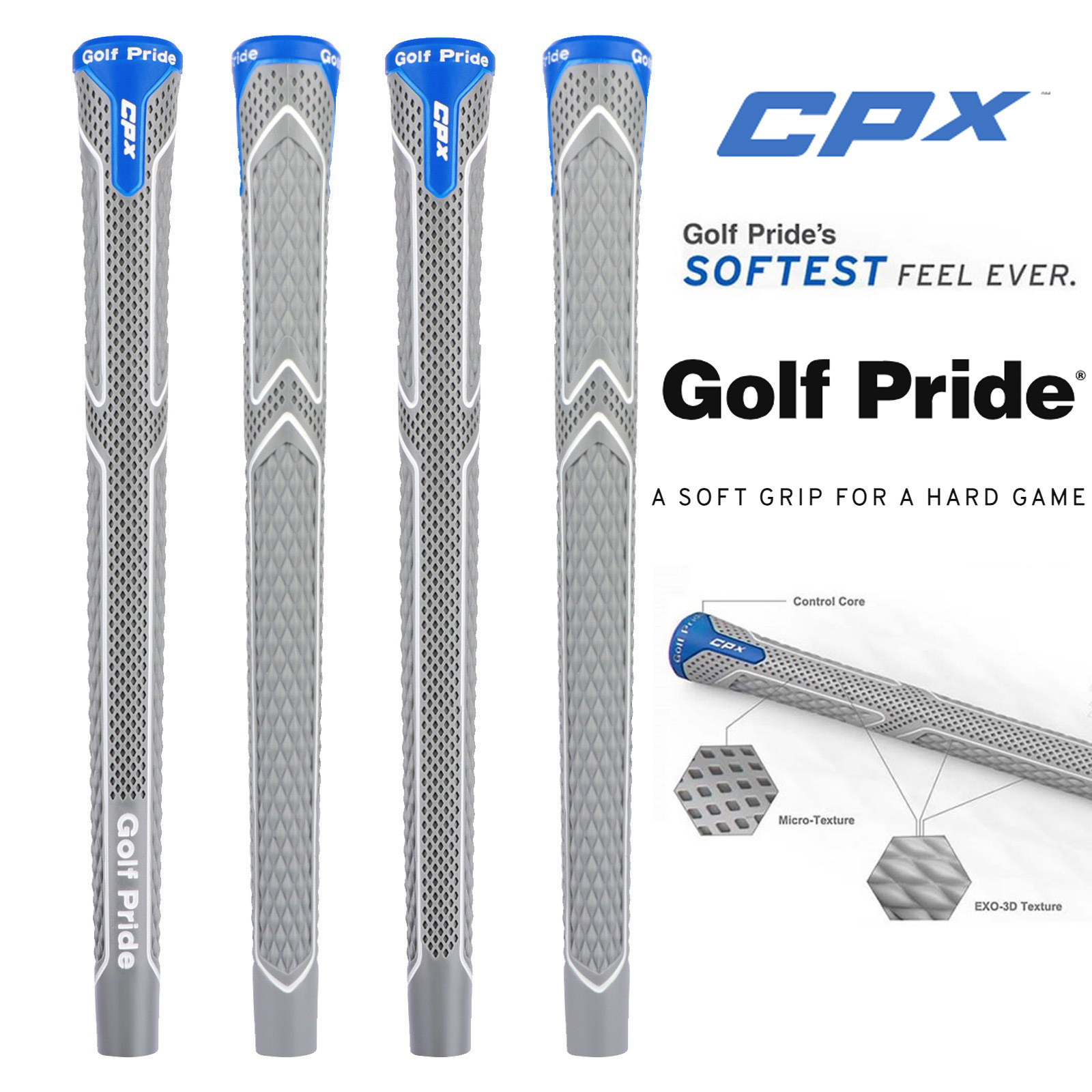 Golf Pride CPX高尔夫握把橡胶减震把手防滑耐磨舒适铁木杆握把通