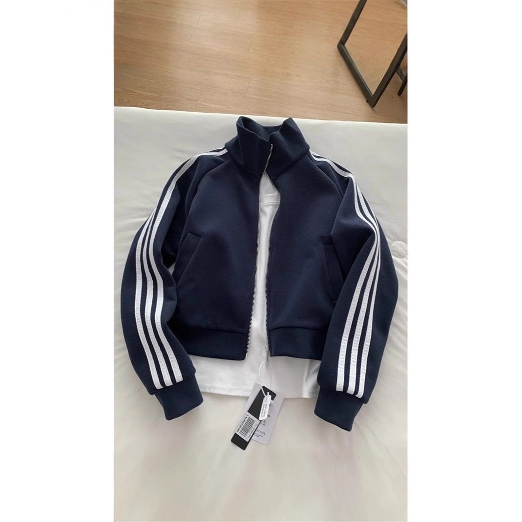 2025春秋薄外套宽松运动个性女休闲款棒球服上衣短款卫衣日韩休闲