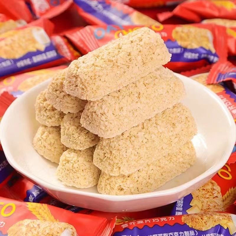 麦奥克燕麦巧克力可可味营养麦片巧克力喜糖果散装休闲小零食mm