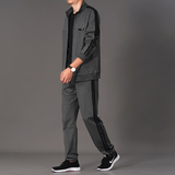 三件套中老年套装2021秋冬新款长袖运动休闲爸爸装TZ283，男装套装，星座1217-2