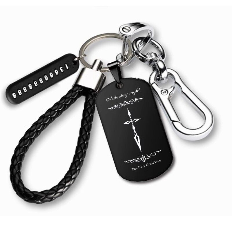 Fate Grand Order命运之夜吾王尼禄小林家的龙女仆动漫周边钥匙扣