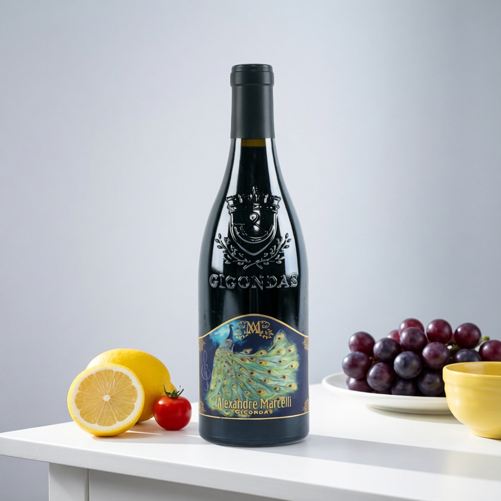 茱丽叶酒庄亚历山大吉恭达斯干红葡萄酒法国原瓶进口红酒 750ml - 实物图