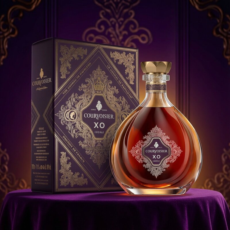 COURVOISIER馥华诗拿破仑XO干邑白兰地正品行货烈酒 700ml