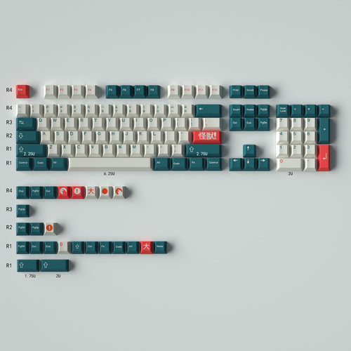 GMK键帽原厂高度PBT热升华