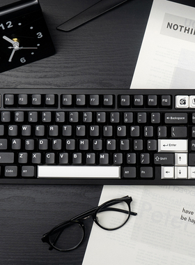 态珀WOB bow黑/白色机械键盘键帽PBT二色大全套原厂高度适美加狮