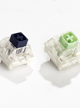 凯华Kaih box轴体 navy jade 深蓝/翡翠 机械游戏键盘热插拔开关