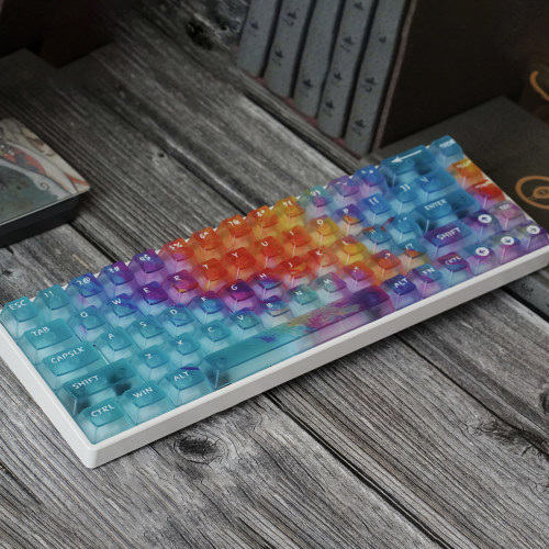 恺宙渐变雾透键帽ai3d移印PC原厂