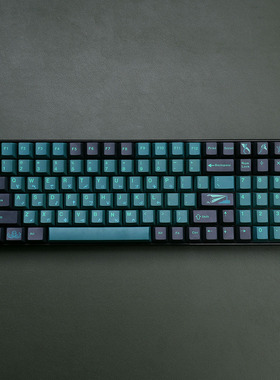 GMK Terror Below深渊键帽绿原厂高度大全套PBT热升华机械键盘帽