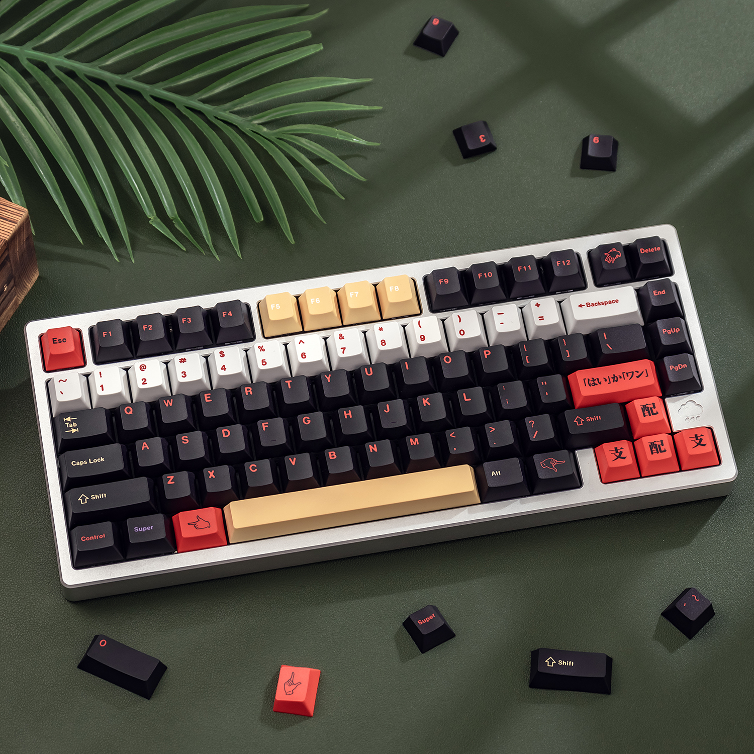 电锯人键帽PBT热升华原厂高度