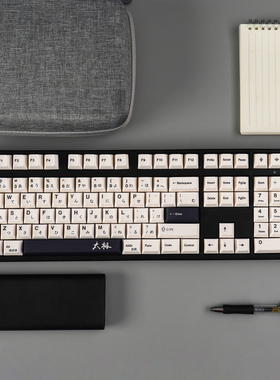 太极键帽白色PBT热升华139键樱桃原厂高度适配机械键盘64/87/104