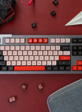 爱菲 火烈鸟键帽SA高度 170键二色成型机械键盘帽64/75/87/96/104