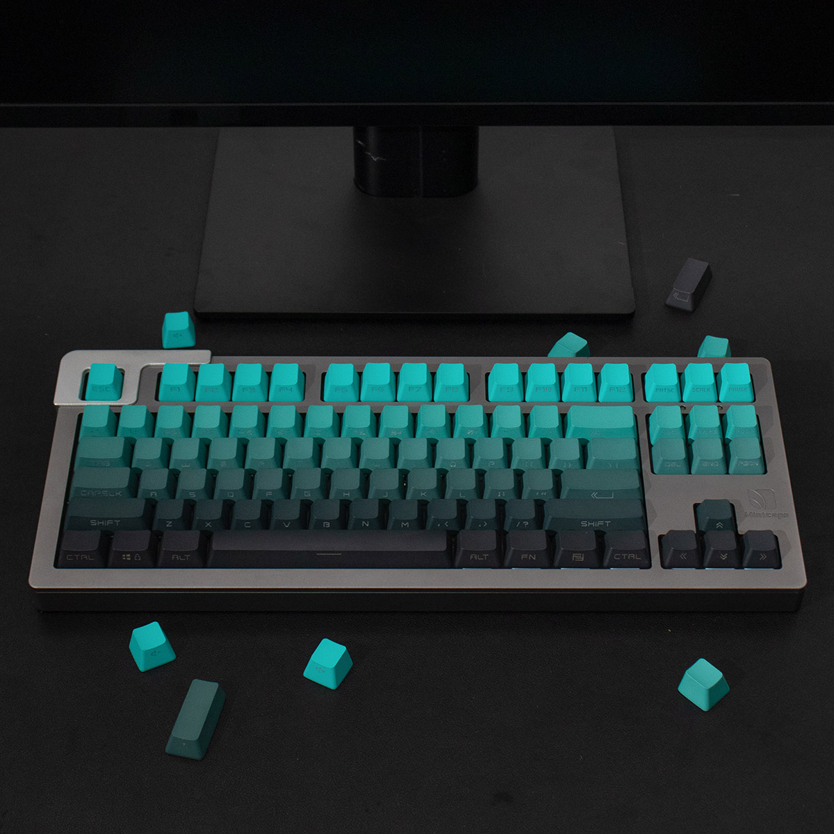 腮红/雾蓝/微尘/青慕等渐变键帽