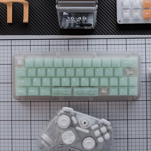 翡翠绿PC雾透键帽132键移印原厂