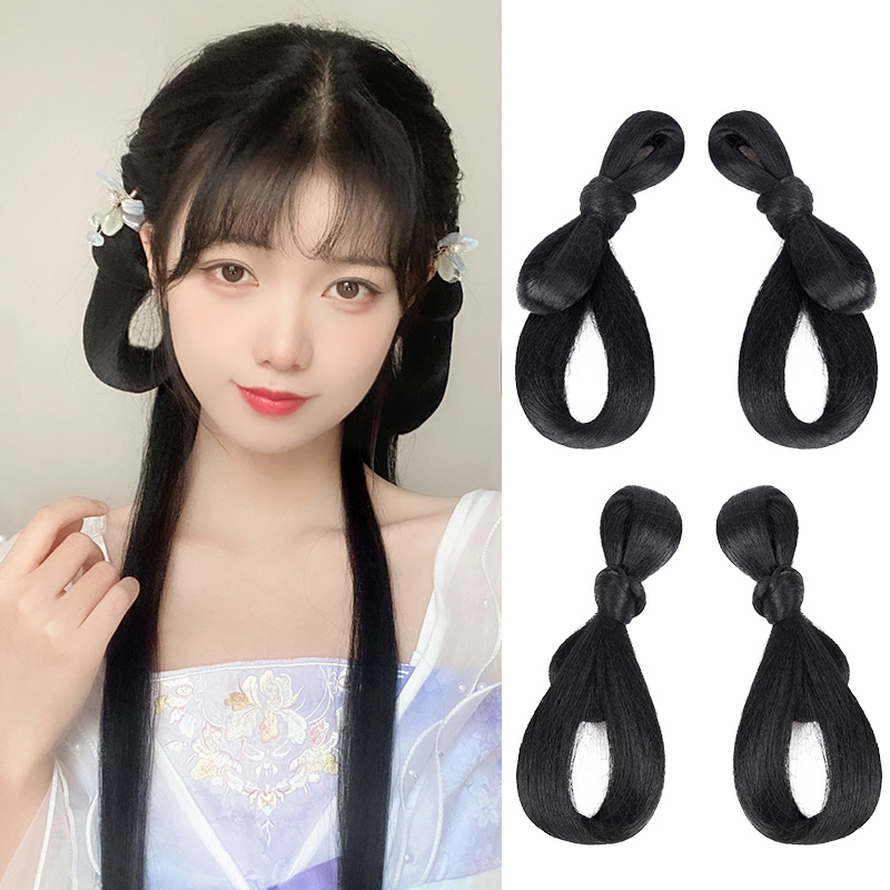 丝慕汉服假发下单即送佩戴工具