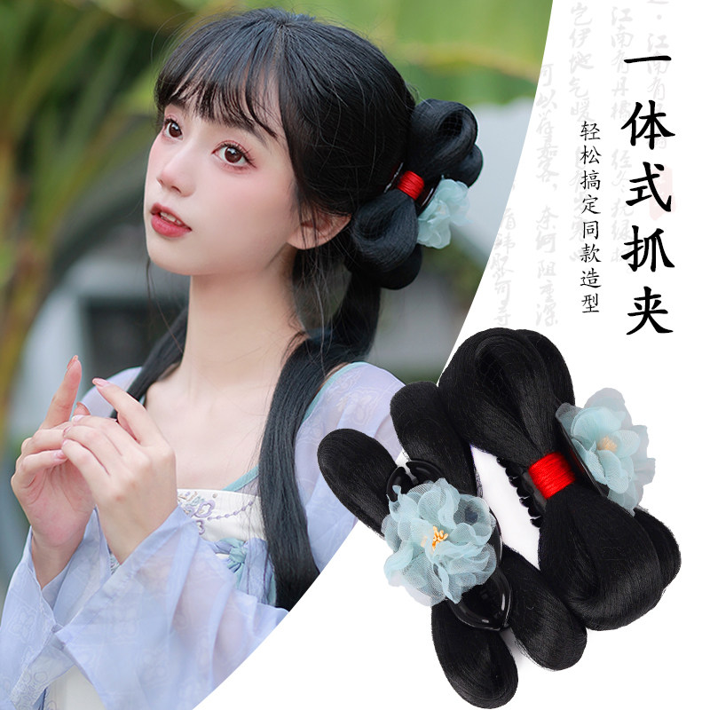 丝慕汉服假发下单即送佩戴工具图片
