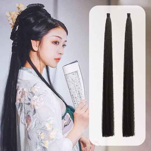 假发片古风圆发束新手古装头发型
