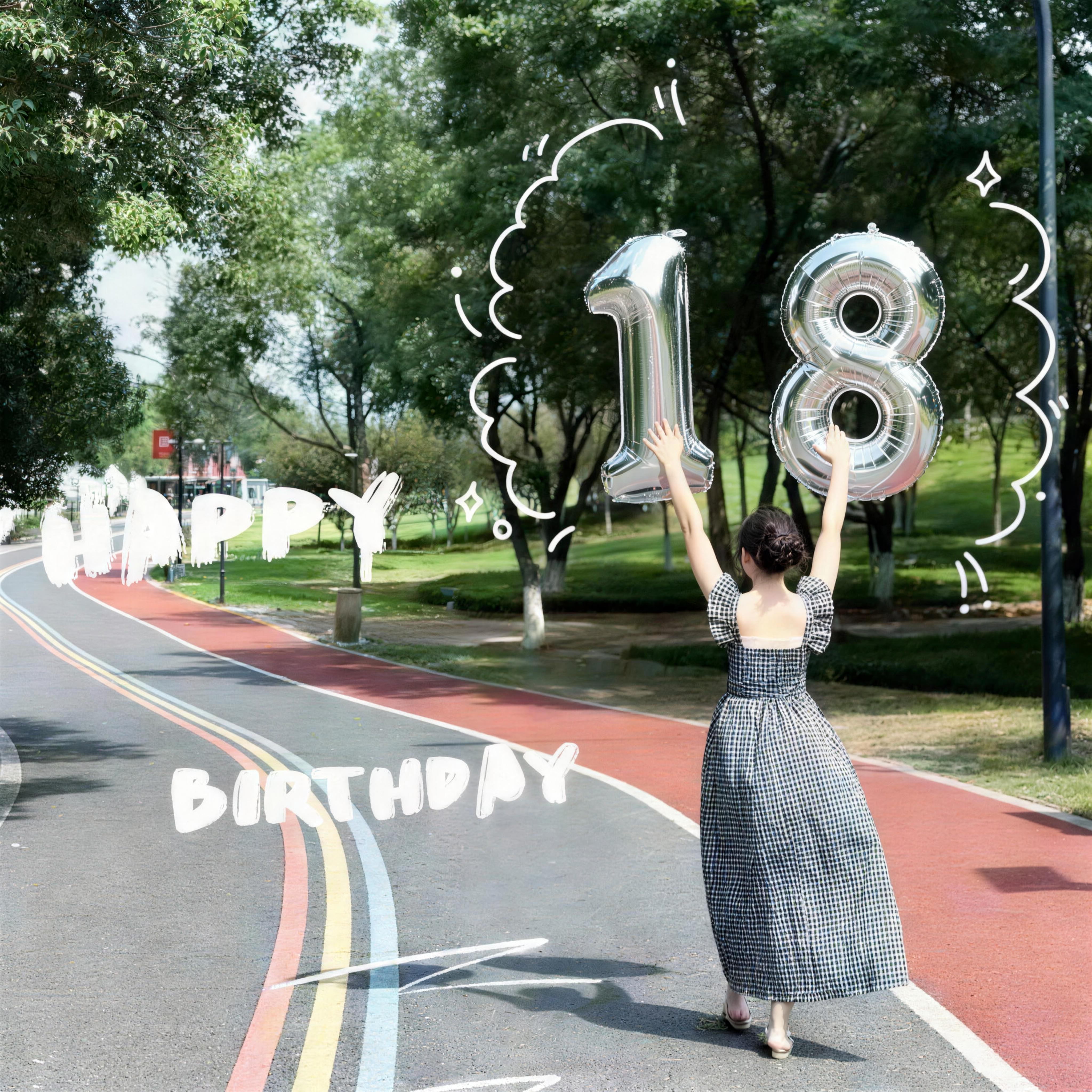 18岁成人礼生日数字气球场景布置装饰女孩男宝儿童派对氛围感道具,节庆用品/礼品,气球,淘宝优惠券,粉丝福利购,淘宝优惠卷