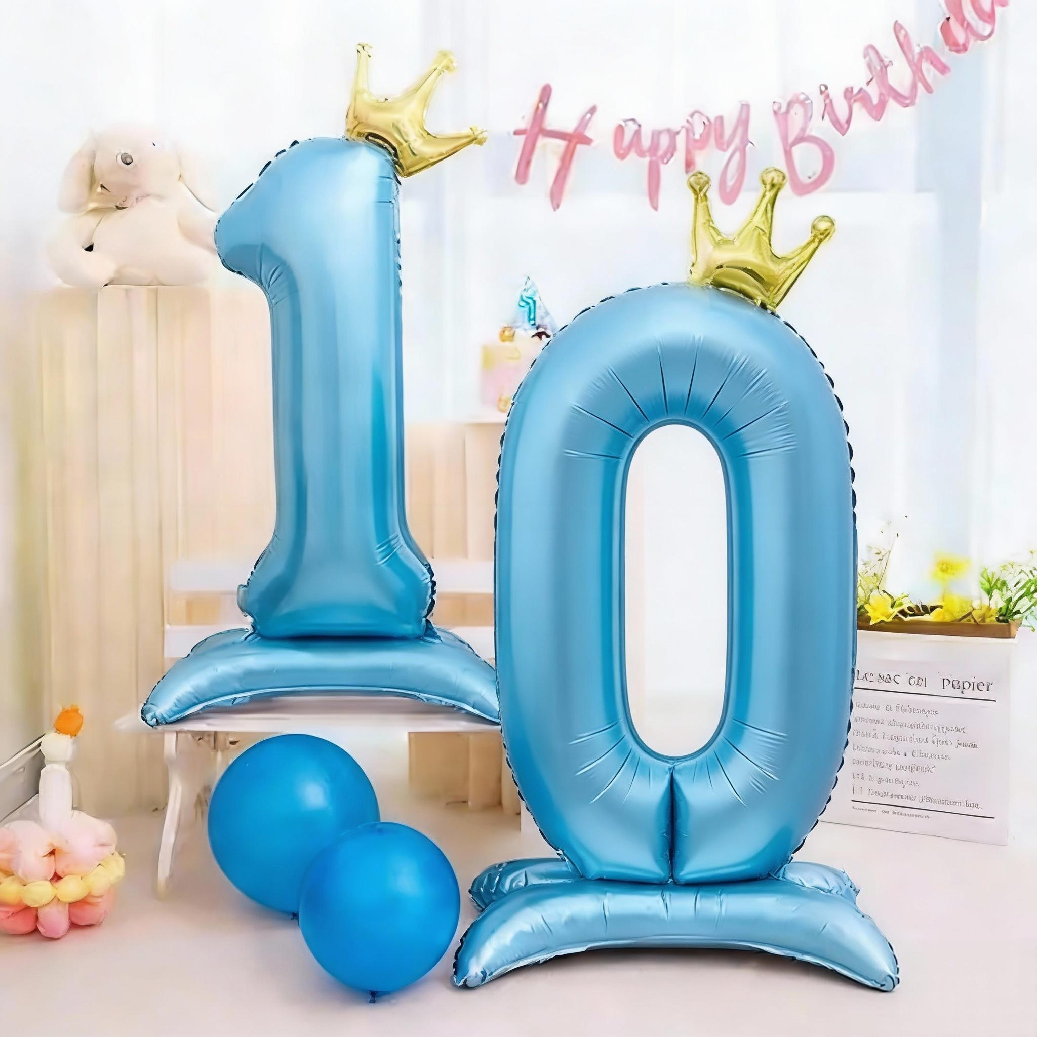 10周岁生日场景布置装饰生日数字气球男孩女孩高级氛围感拍照道具,节庆用品/礼品,气球,淘宝优惠券,粉丝福利购,淘宝优惠卷