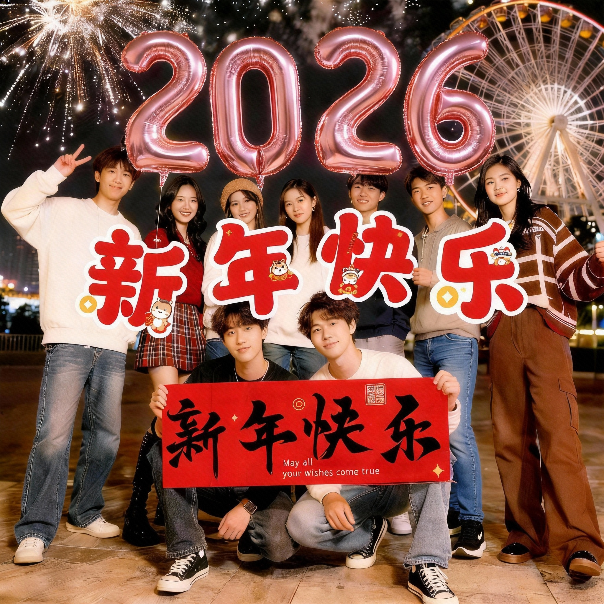 新年装饰品春节氛围感布置跨年马年2026玫瑰金数字气球拍照道具,节庆用品/礼品,气球,淘宝优惠券,粉丝福利购,淘宝优惠卷