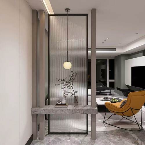 现代轻奢新款屏风隔断定制