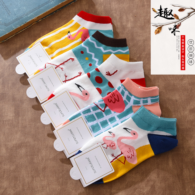 童趣个性图案日系风格穿搭短袜