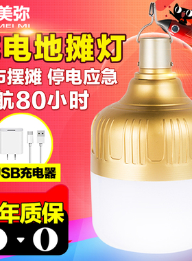 充电式led灯泡摆摊夜市地摊灯车厢灯可移动户外照明灯超亮长续航