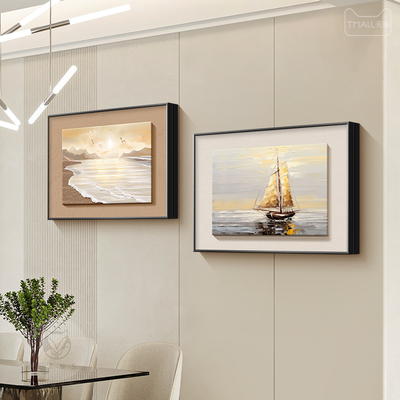 现代简约风电表箱装饰画