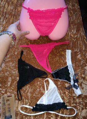 外贸情趣多款印花女士丁字裤蕾丝性感小裤2015T裤 女式情趣丁裤