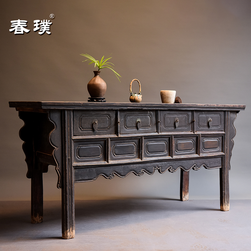 老家具复古明清桌案精品蝴蝶柜