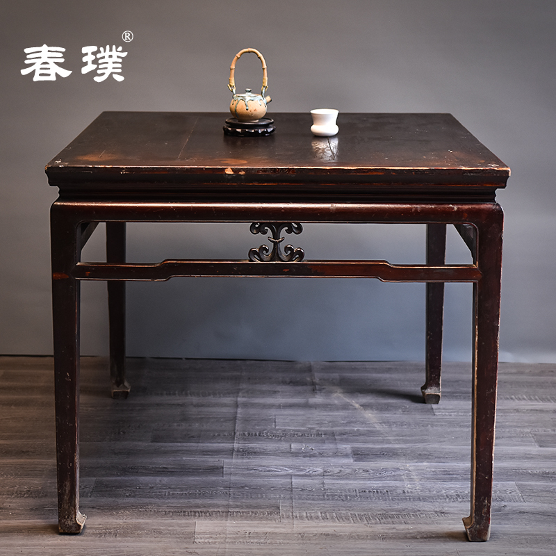 精品二手老八仙桌老榆木核桃木方桌四方仿古桌子明清家具餐桌茶桌