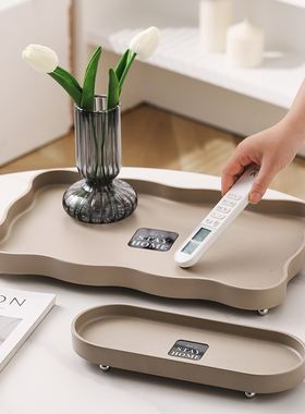 北欧极简风长方形高级感玄关香水香薰钥匙置物桌面收纳盒托盘客厅