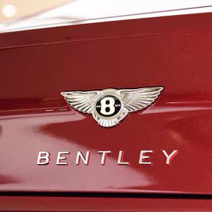 宾利欧陆添越车标字母BENTELY