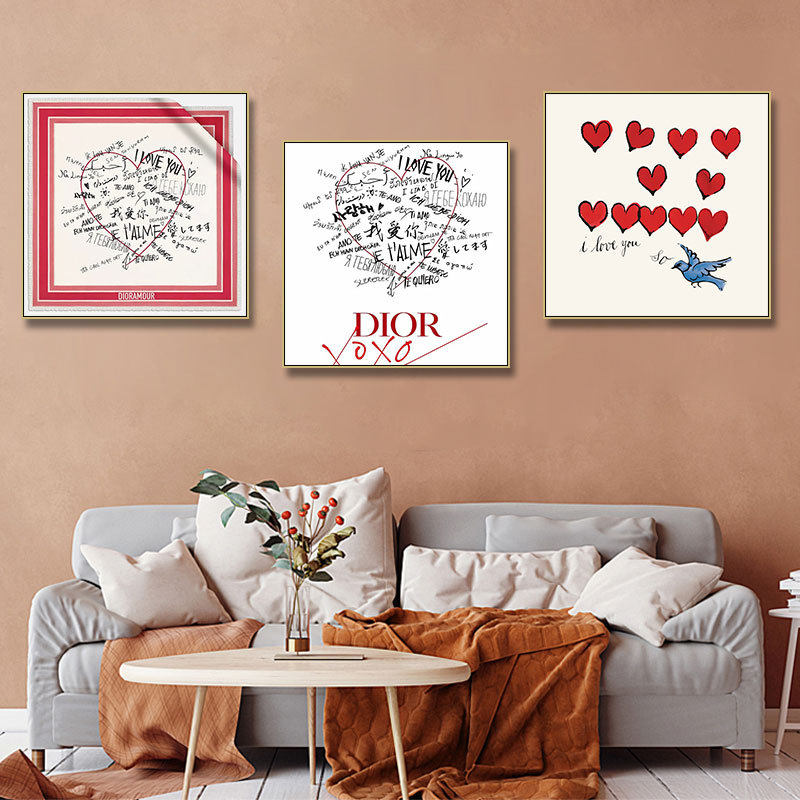 一封情书创意装饰画情侣表白七夕情人节送男女友礼物挂画桌面摆画