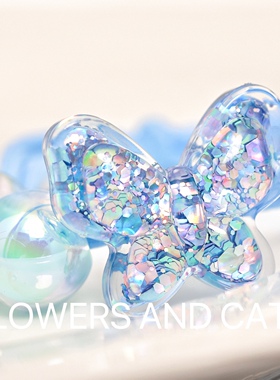 韩国儿童发绳新款高弹力发圈可爱头绳果冻粉嫩色蝴蝶草莓皮筋发饰