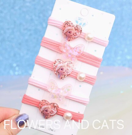 flowersandcats发绳女童毛巾圈