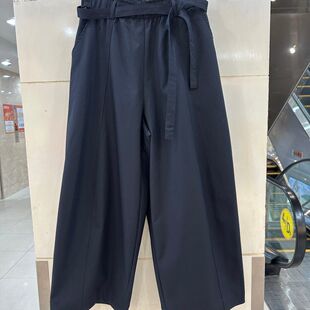 欣婷魅儿621H 2026春季 高腰系带宽松显瘦百搭弯刀裤 小艺欧货女装