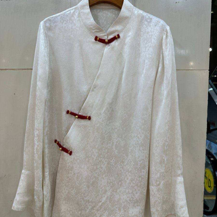 小艺欧货女装2026春季款中式立领复古盘扣提花长袖国风衬衫26757H,女装/女士精品,衬衫,淘宝优惠券,粉丝福利购,淘宝优惠卷