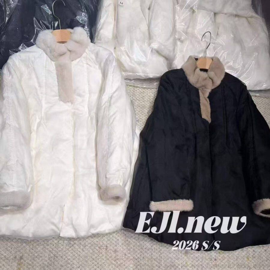 2026冬季新款高端欧货女装极简风毛领长袖保暖百搭鹅绒服女60473