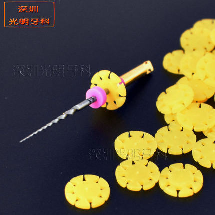 牙科根管锉扩大针计数硅胶圈8瓣耐高温口腔工具计数片定位圈胶垫